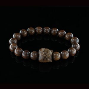 Vanying Stone Awakening Lion Sandalwood Bracelet