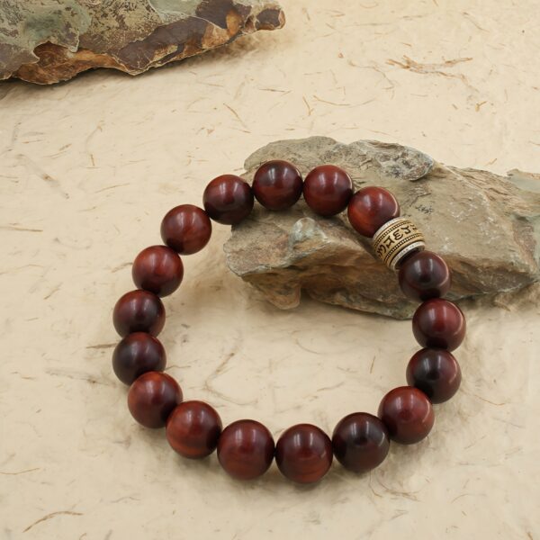 Vanying Stone Six-Syllable Mantra Blood Sandalwood & Rosewood Bracelet