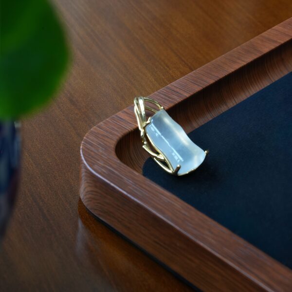 Vanying Stone Bamboo-Joint Jadeite Pendant