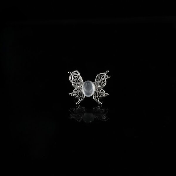 Vanying Stone Butterfly Jadeite Ring