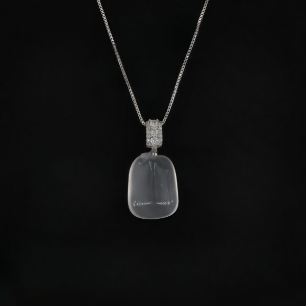Vanying Stone Fugu Melon Jadeite Pendant