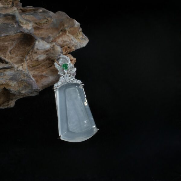 Vanying Stone Wushi Plaque Jadeite Pendant