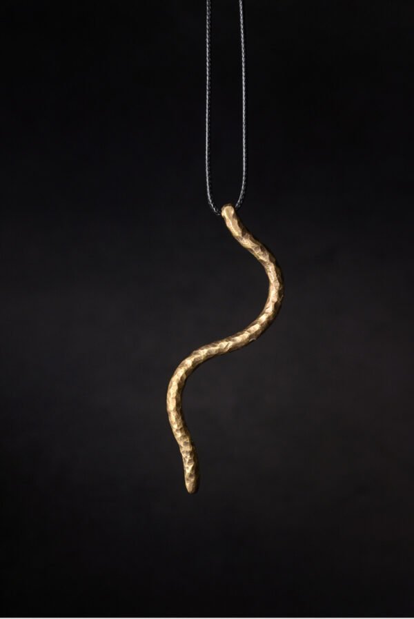 Vintage Time Brass Necklace